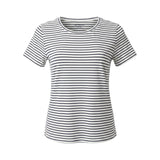 Women's Striped T-Shirt White Navy 18