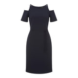 Navy Blue Spaghetti Strap Pencil Dress Size S