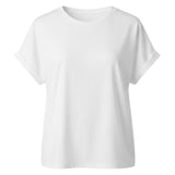 Women's Plain T-Shirt White XL
