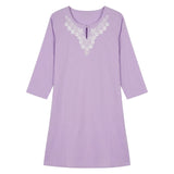 Unknown Lilac Pyjama Nightshirt Lilac front view