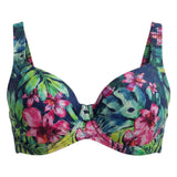 Women's Floral Printed Bikini Top 34C