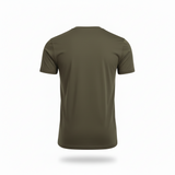 Men's Khaki Slim Fit Crew Neck T-Shirt 2XL