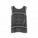 Emaj Sleeveless Top Kerchief AOP Print M