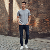 Men's Basic Collection Comfort Fit T-Shirt Grey S