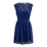 Mikka Blue Lace Cocktail Dress Size UK 12