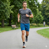 Men's Blue Outdoor Sports Shorts Hiking Trekking Size W34