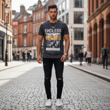 Men's Endless Graphic T-Shirt Dark Grey 2XL