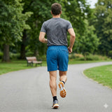Men's Blue Outdoor Sports Shorts Hiking Trekking Size W34