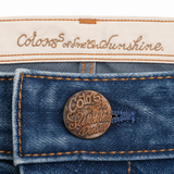 Men's Straight Leg Jeans Mid Blue 34