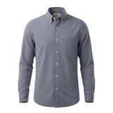 Men's Striped Shirt Navy L