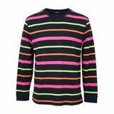 Men's Striped Long Sleeve Top Navy UK M