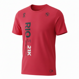 Men's Rio 5.21K Running Event T-Shirt Red M