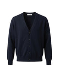 Women's Navy V-neck Cardigan