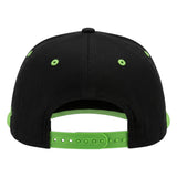 Minecraft Kids' Creeper Snapback Cap Black Green back view