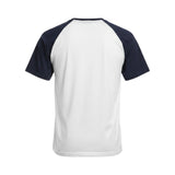 Men's Detroit USA Raglan Graphic T-Shirt White/Navy XXL