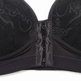 Black Front Closure Bra - Detail Front Closure